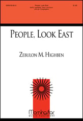 People Look East SATB choral sheet music cover